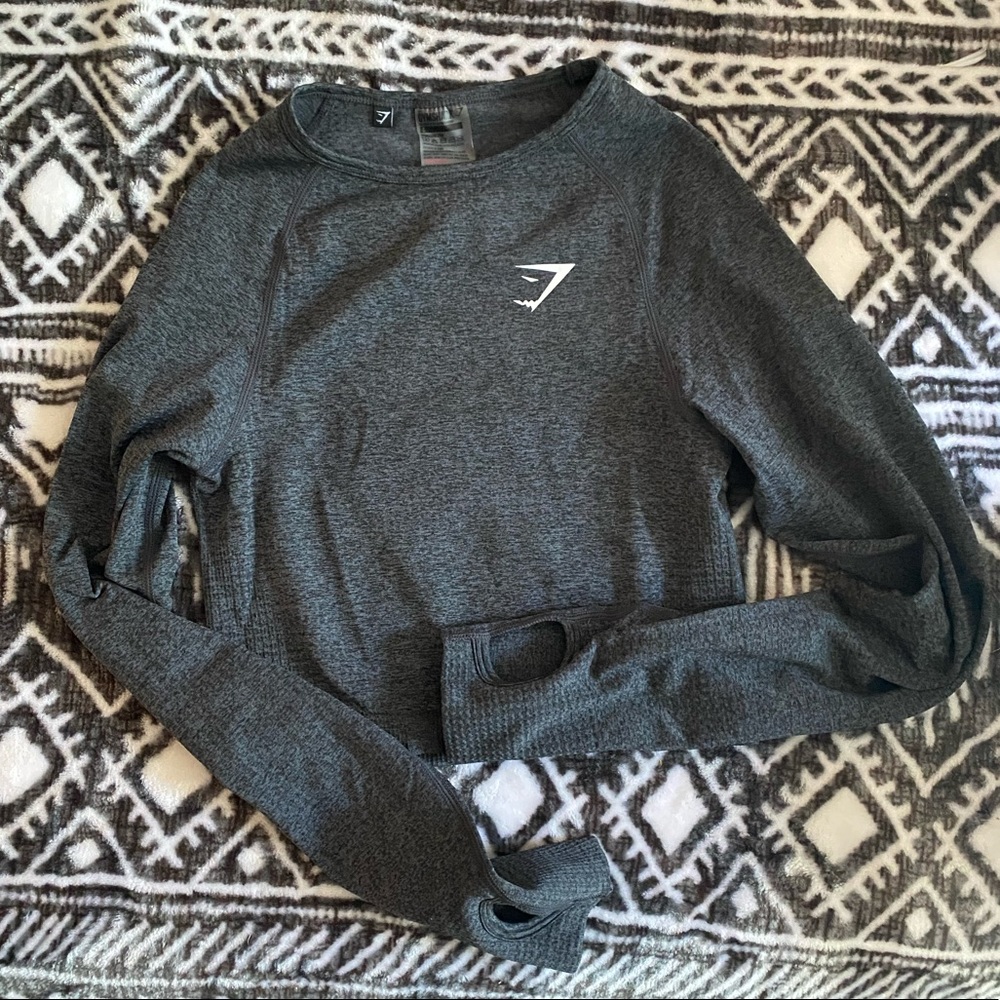 Gymshark long sleeve crop. Never worn